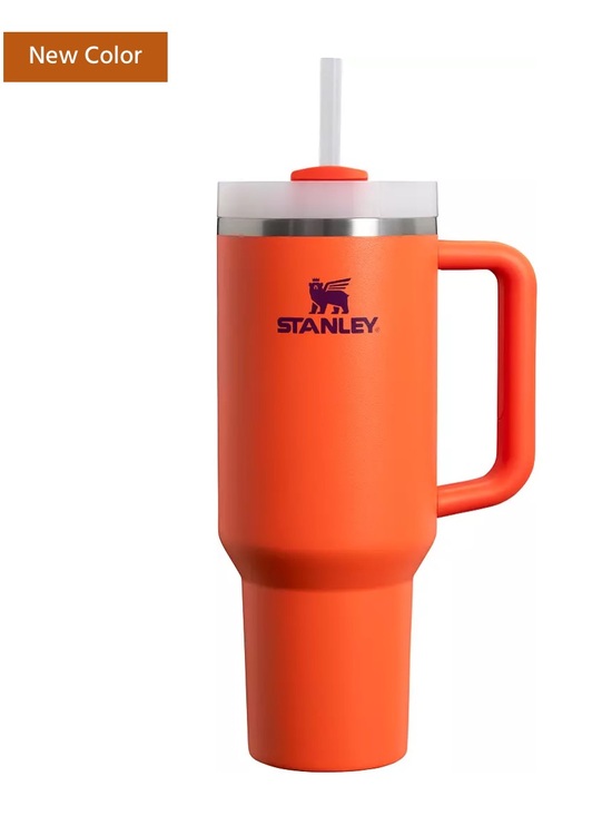 Stanley Other - Stanley Insulated 40oz flowstate Tumbler quencher Handle tiger lilly Orange